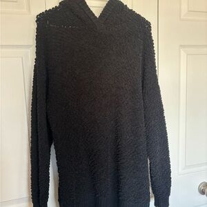 Zenana Outfitters Black Popcorn Hoodie